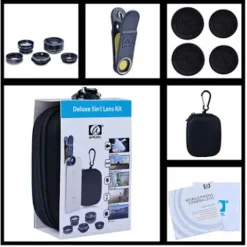 Apexel 5 in 1 Clip on Lens Kit