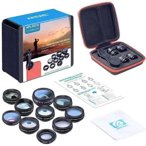 Apexel 10 in 1 Smartphone Lens Kit