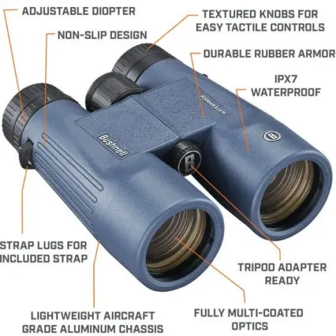 Bushnell 10x42 H2O Waterproof Binoculars - Blue