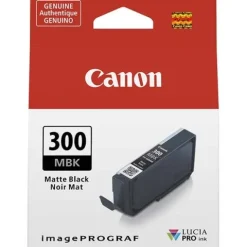 Canon PFI-300MBK Matte Black Ink (Genuine)
