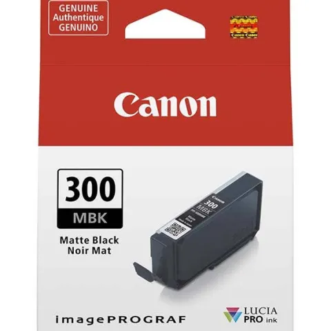 Canon PFI-300MBK Matte Black Ink (Genuine)