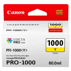 Canon PFI-1000Y Yellow Ink Tank - Pixma PRO-1000