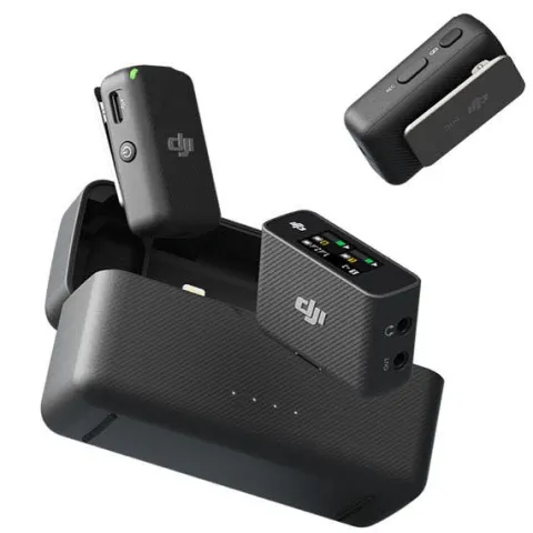 DJI MIC - Wireless Mic Dual Kit: 2xTX, 1xRX, & Charging Case