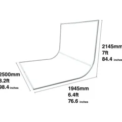 Easiframe Curved Background Frame only