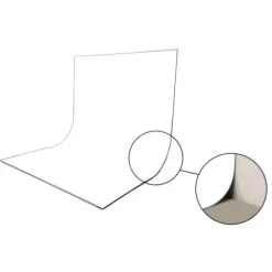 Easiframe Cyclorama Curved Background Fabric - Chroma Key White