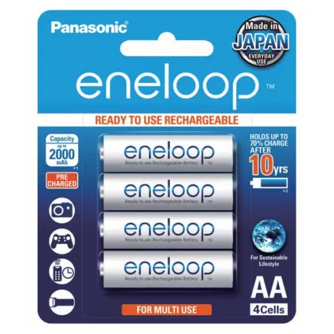 Eneloop AA 4 pk 2000mAh