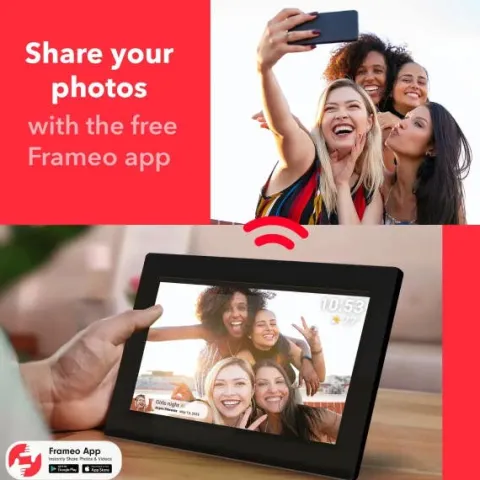 FireFly Frameo 10.1" DigiFrame 10.1”/Wifi/Glass