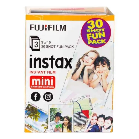 Fuji Instax Mini Instant Film Fun Pack - 30 Shots