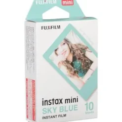 Fuji Instax Mini Instant Film 10 Shot - Blue Frame