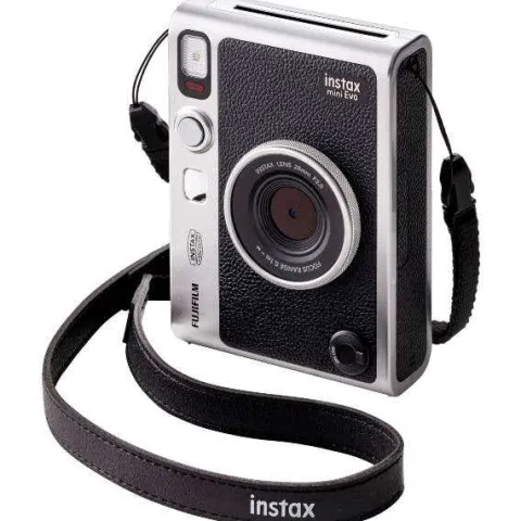 Fujifilm Instax Mini EVO Instant Camera - Black with Case