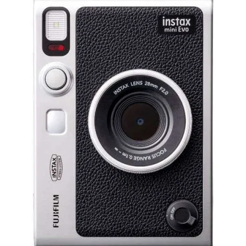 Fujifilm Instax Mini EVO Instant Camera - Black with Case