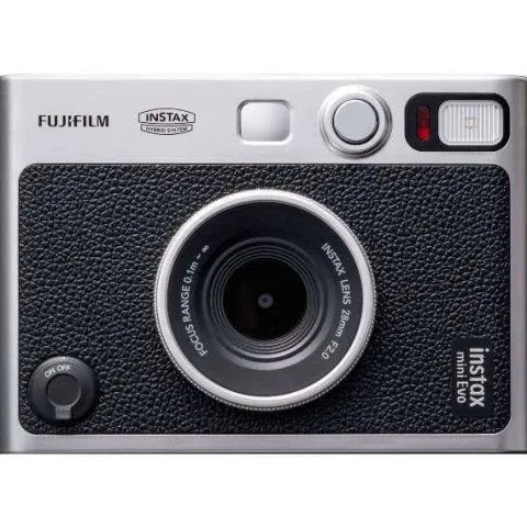 Fujifilm Instax Mini EVO Instant Camera - Black with Case