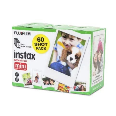 Fujifilm Instax Mini Instant Film - 60 Shot Pack - Limit 10 per customer