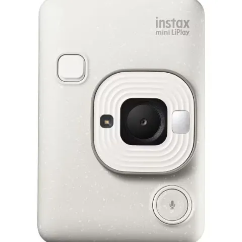 Fujifilm Instax Mini LiPlay Instant Camera - White Mist