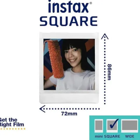 Fujifim Instax SQ Square Instant Film - 50 shots Novelty
