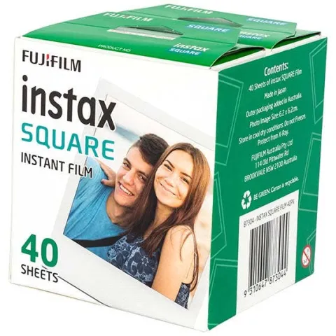 Fujifim Instax SQ Square Instant Film - 40 shots