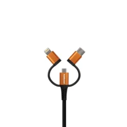 Hahnel 3-in-1 Tough Lightning/Micro USB/USB-C Cable
