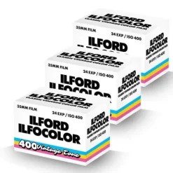 Ilford Ilfocolor 135 Colour Film 400 ISO - 24 Exp (3 Pack)