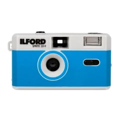 Ilford Sprite 35 II Flash Reusable Camera - Blue w/ Bonus Ilford XP2 Film