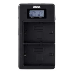 Inca USB Charger 2x Slots w/LCD - Nikon EN-EL14