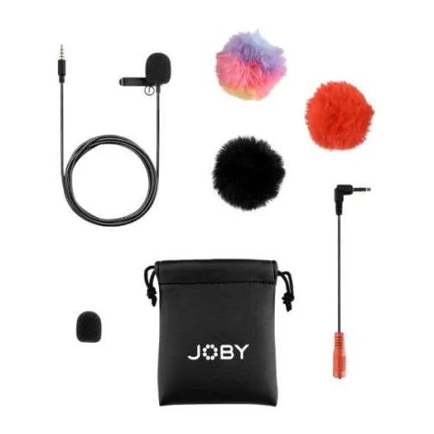 Joby Wavo Lav Microphone w/Windscreen (3.5mm TRS and TRRS)