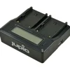 JUPIO Sony Dual Charger with LCD for Sony NPF Batteries