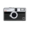 Kodak H35N Half Frame 35mm Film Camera w/Flash - Black Stripe/Silver