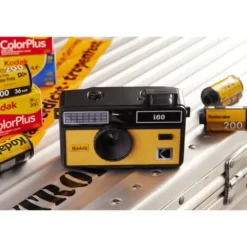 Kodak i60 35mm Film Camera w/Flash - Yellow/Black