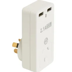 Korjo 2 Port USB AUS Adapter 2.1 AMP Rapid Charge