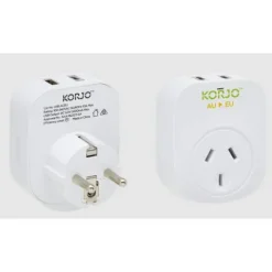 Korjo Adaptor - USB A+C Europe