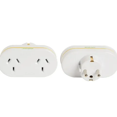 Korjo Double Adaptor - Europe