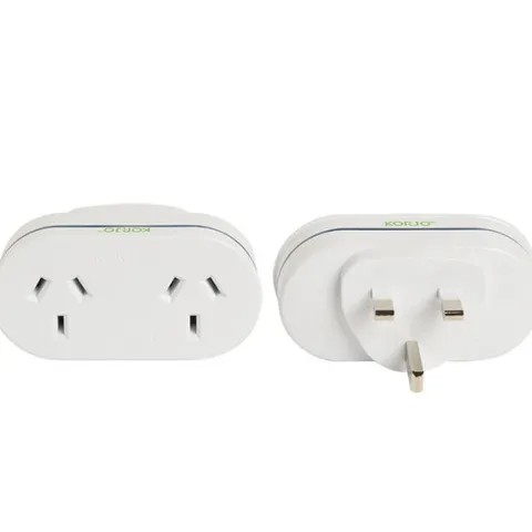 Korjo Double Adaptor - Great Britain
