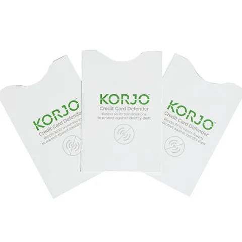 Korjo RFID Credit Card Defender - 3 Pack