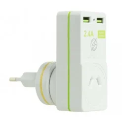 Korjo USB x2 & Power Adaptor - Australia/Italy