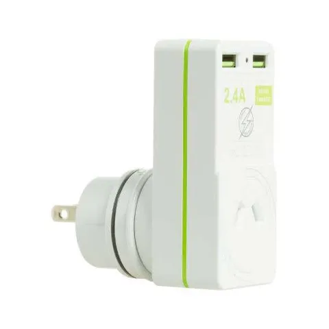 Korjo USB x2 & Power Adaptor - Australia/Japan