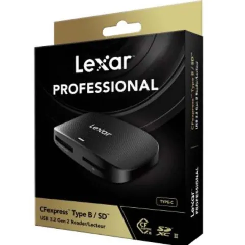 Lexar Pro CF Express TYPE B & SD Card Reader USB 3.2 > Gen 2
