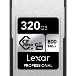 Lexar Pro 320GB Type A CF Express Card Silver Series 800MBs