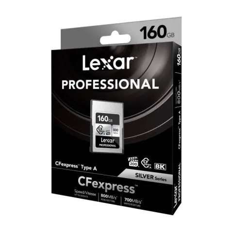 Lexar Pro 160GB Type A CF Express Card Silver Series 800MBs