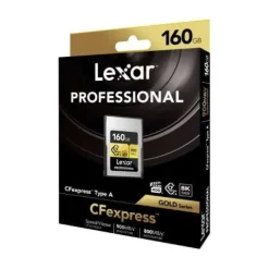 Lexar Pro 160GB Type A CF Express Card Gold Series 900MBs