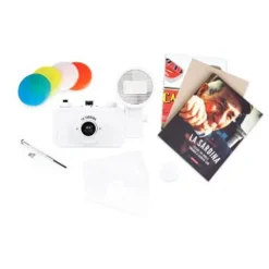 Lomo La Sardina DIY 35mm Film Camera & Flash
