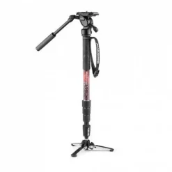 Manfrotto MVM Element II Video Monopod w/Feet & Video Head