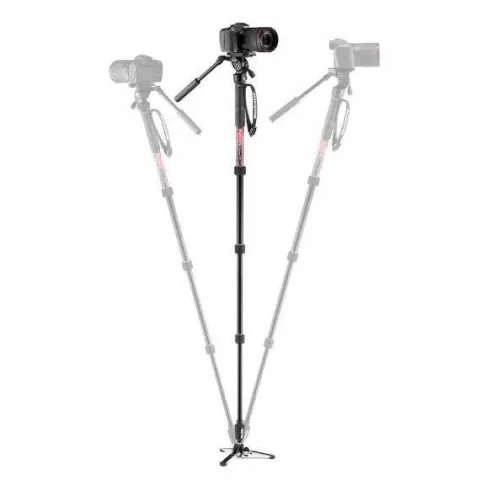 Manfrotto MVM Element II Video Monopod w/Feet & Video Head