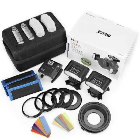 Meike MK-MT24IIN Twin Wireless Macro flash kit - Nikon