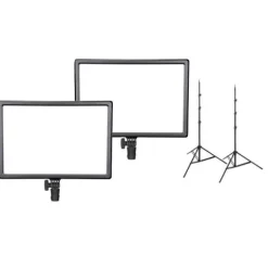 Nanlite Lumipad 25 Soft LED Panel - Twin Light & Stand Kit with Bag