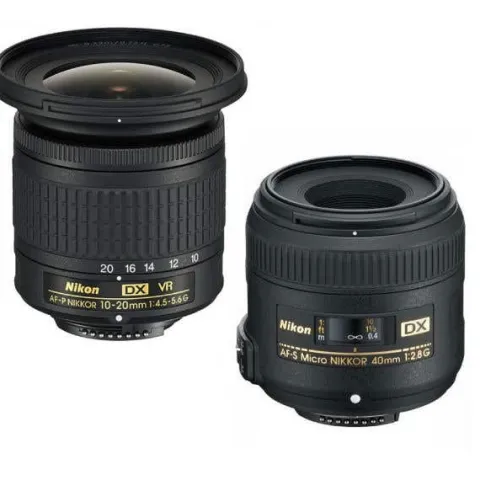 Nikon DX Lens Kit - AF-P 10-20mm + 40mm Micro