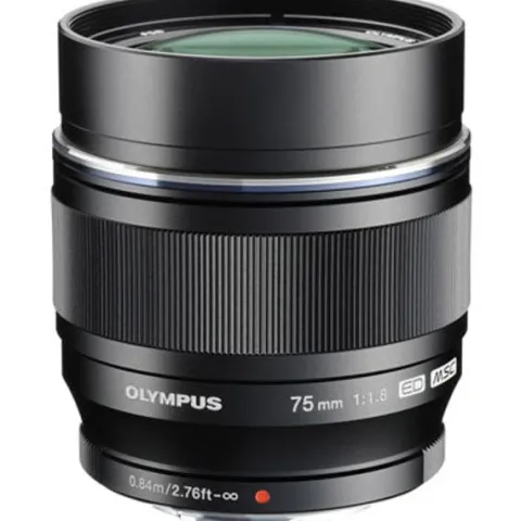 Olympus 75mm f1.8 - Black