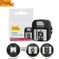 Pixel Hot Shoe Converter TF334 - Sony Shoe to Canon/Nikon Hot Shoe