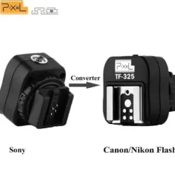 Pixel Sony A to Canon/Nikon Hot Shoe Adapter - For Older Alpha Models (Auto Lock shoe)
