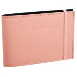 Profile Citi Leather Dusty Rose Slip In 4x6" Album - 52 Photos