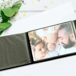 Profile Citi Leather Silver 5x7 60 Photos Slip In Album